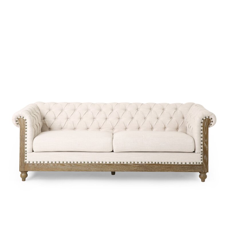 Pausch 78.75 Rolled Arm Chesterfield Sofa
