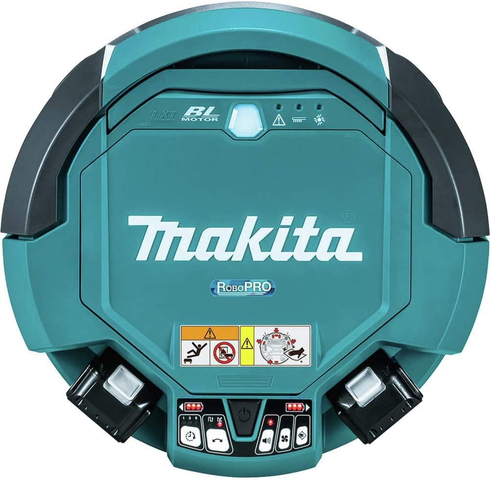Makita DRC200Z 18V Li-Ion LXT Robotic Vacuum Cleaner - Batteries and Charger Not Included. Blue