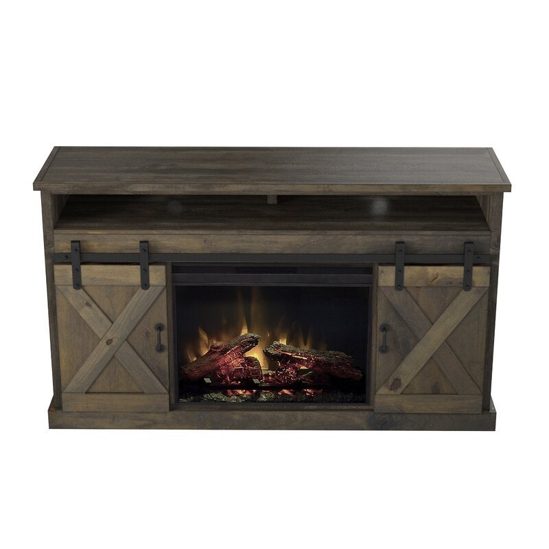 TV Stand for TVs up to 70 with Fireplace Included