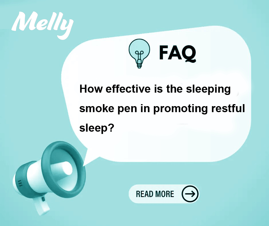 How effective is the sleeping smoke pen in promoting restful sleep?