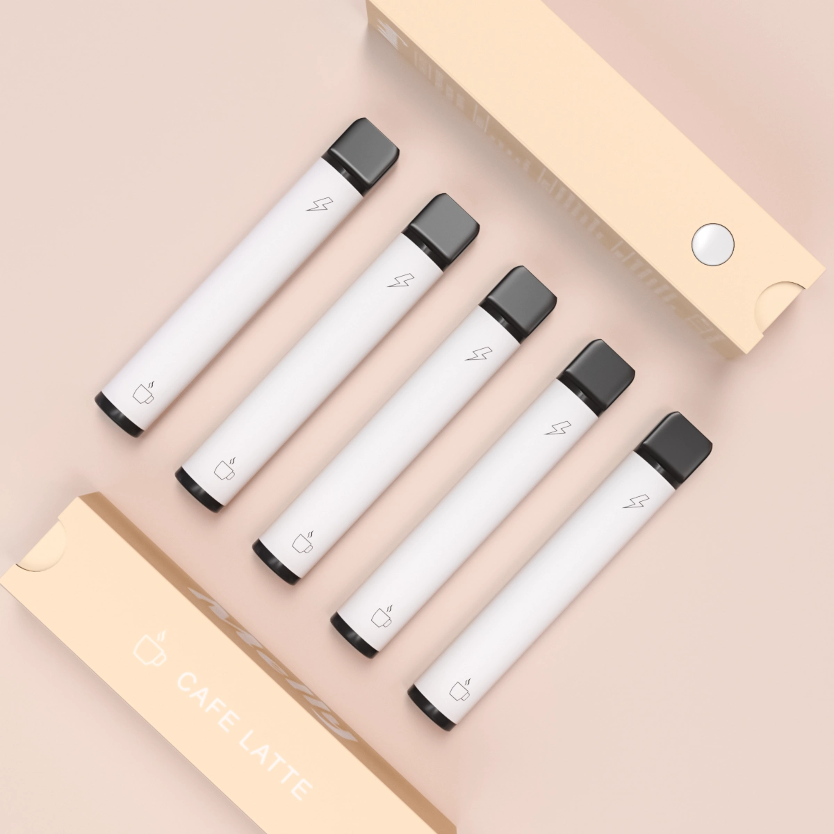 Cafe Latte - Caffeine Diffuser - 600 Puffs - Caffeine vape shop online