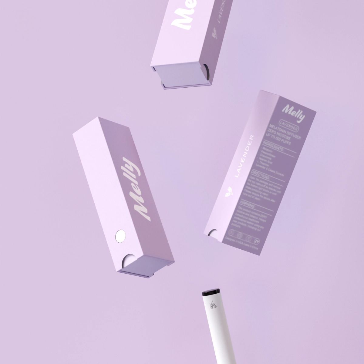 LAVENDER - Melatonin Diffuser - 600 Puffs - Caffeine vape shop online