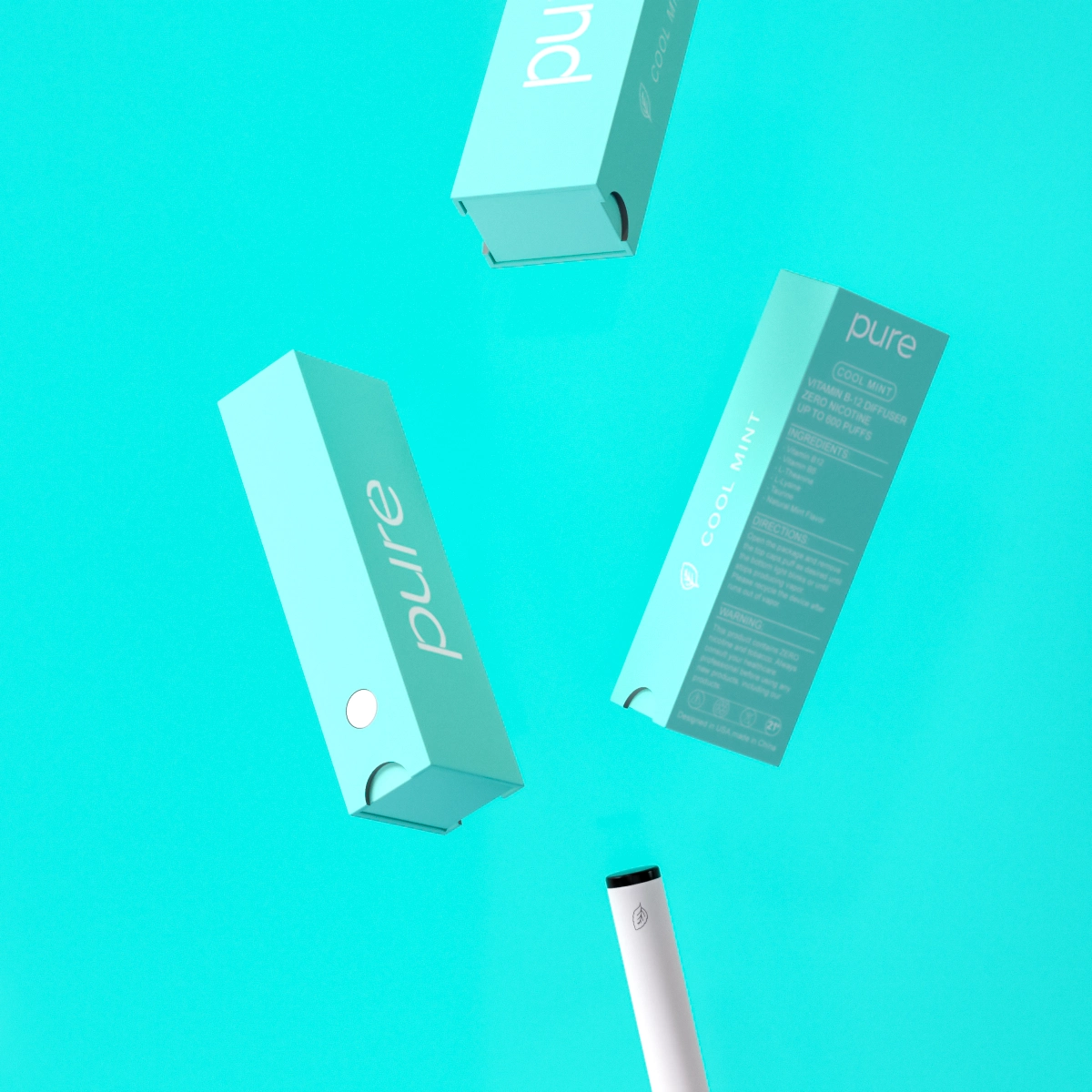 Cool Mint - Vitamin B12 - Caffeine vape shop online