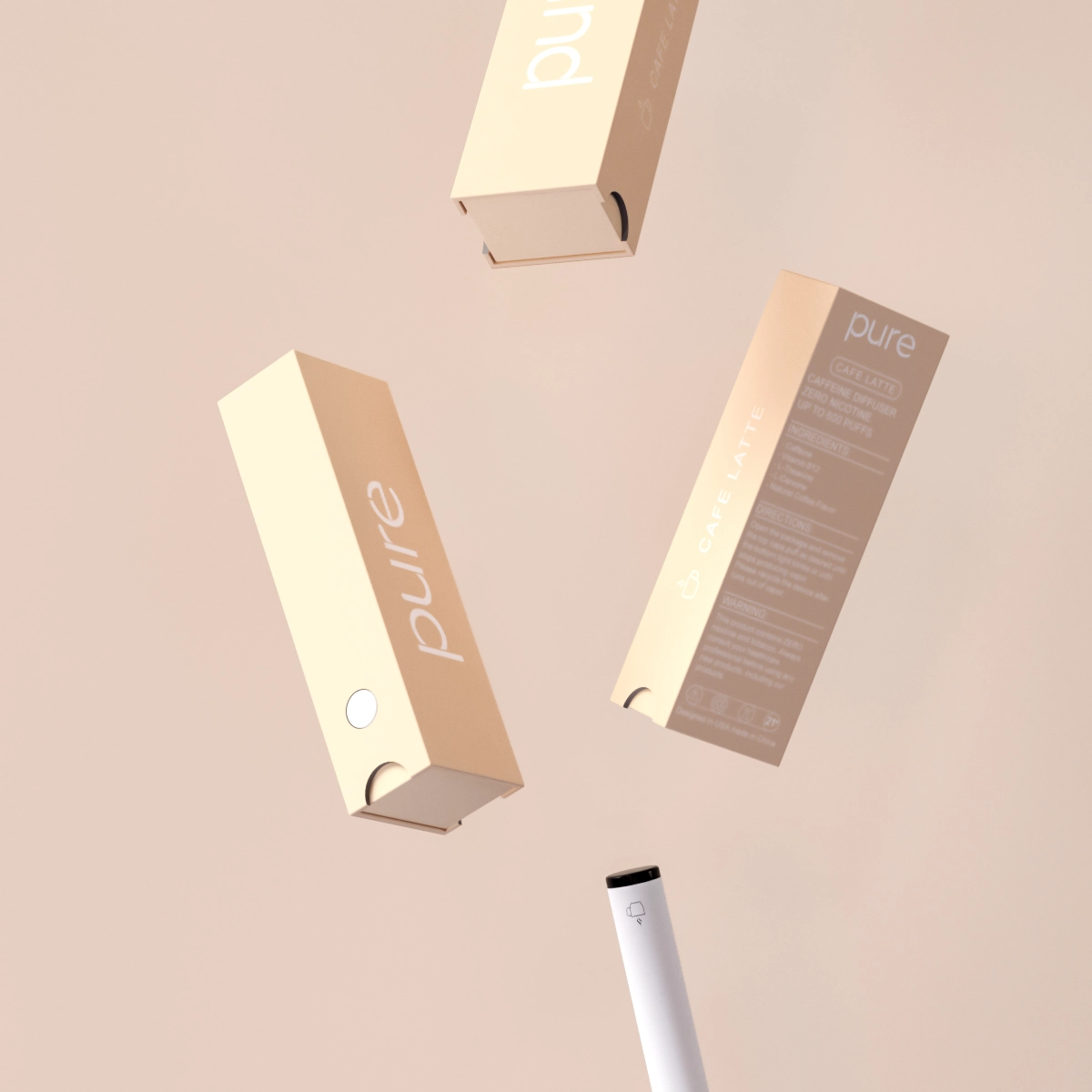 Cafe Latte - Caffeine - Caffeine vape shop online