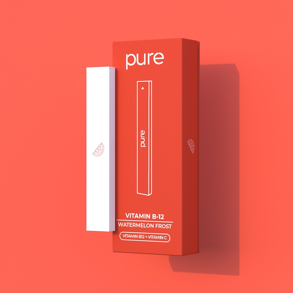 Vitamin B-12 - Watermelon Frost - Caffeine vape shop online