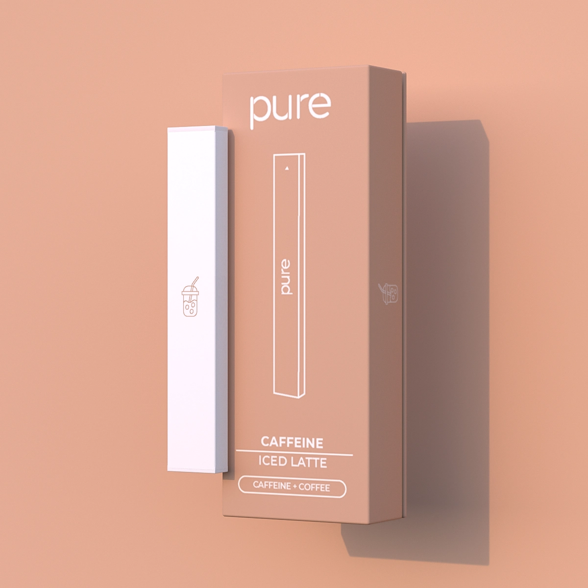 Caffeine Diffuser - Iced Latte - 400 Puffs - Caffeine vape shop online