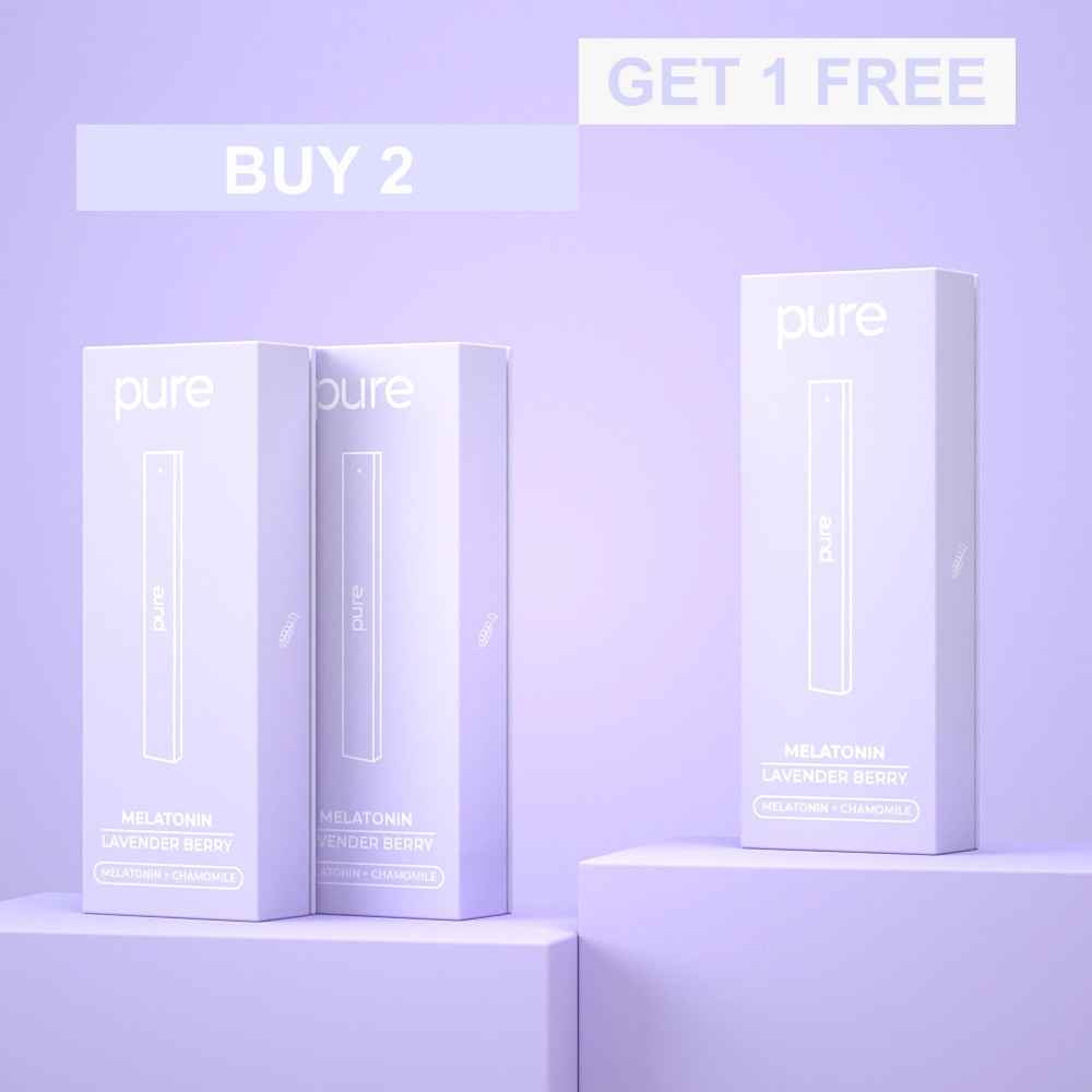 Melatonin Diffuser - Lavender Berry - 400 Puffs - Caffeine vape shop online