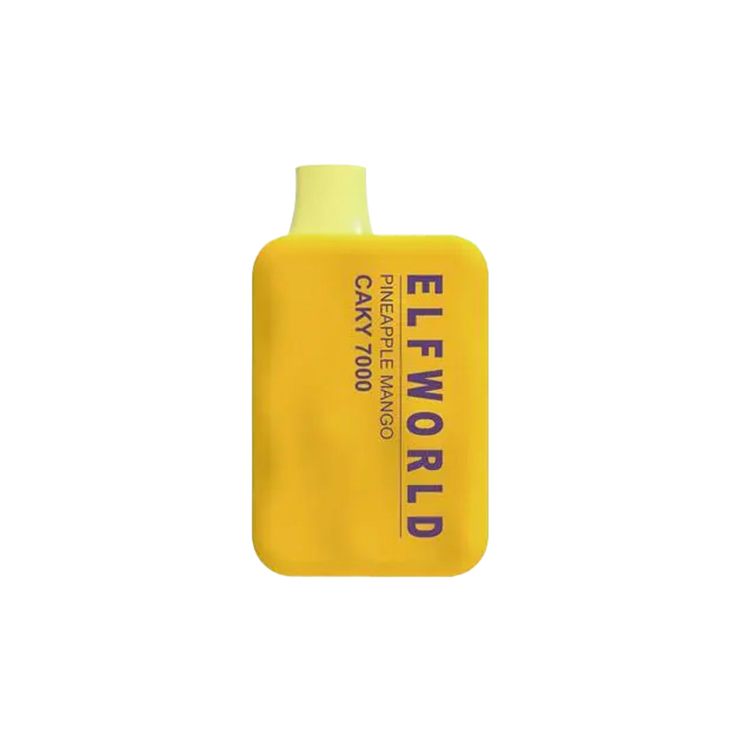 ELFWORLD Caky 7000 - Pineapple Mango - Elf Bar Vape Shop
