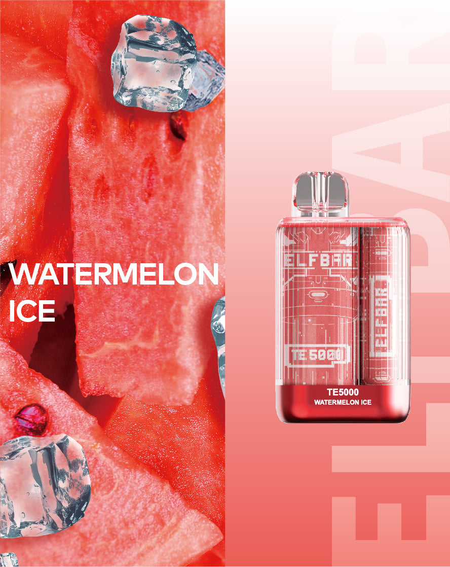 ELFBAR TE5000 - Watermelon Ice - Elf Bar Vape Shop