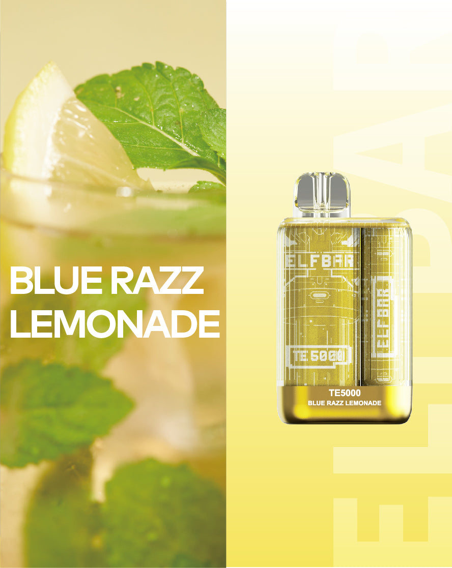 ELFBAR TE5000 - Blue Razz Lemonade - Elf Bar Vape Shop