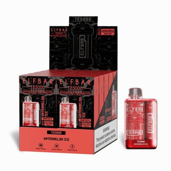 ELFBAR TE5000 - Watermelon Ice - Elf Bar Vape Shop