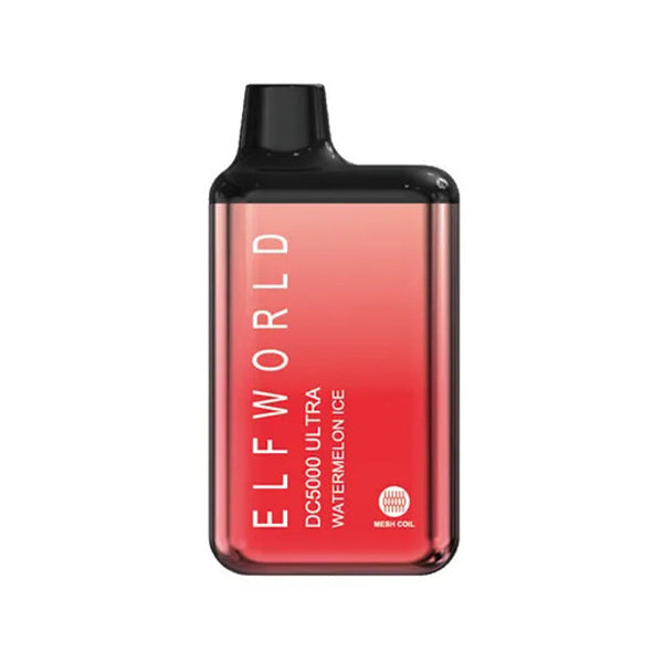 ELFWORLD DC5000 ULTRA -  WATERMELON ICE - Elf Bar Vape Shop