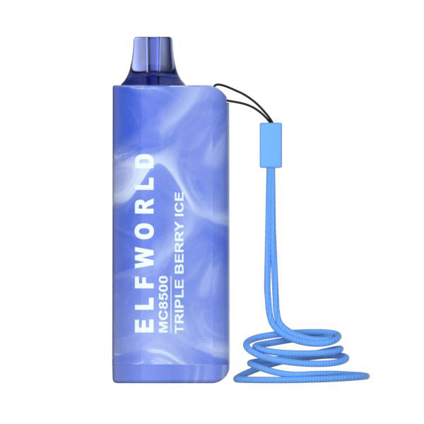 ELFWORLD MC8500 - TRIPE BERRY ICE - Elf Bar Vape Shop