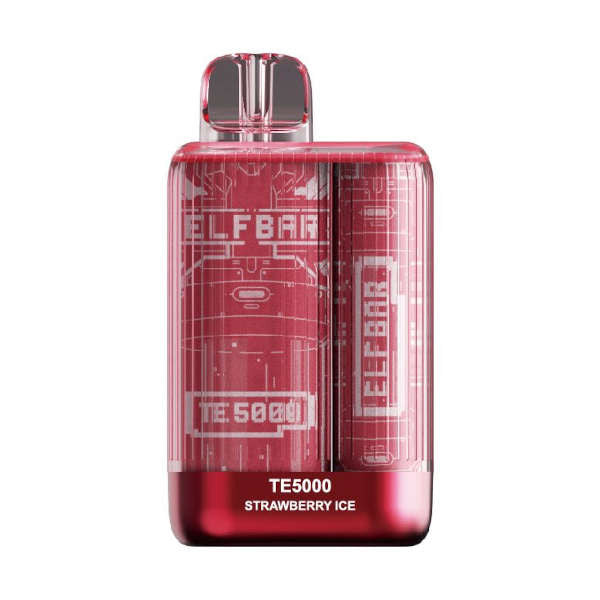 ELFBAR TE5000 - Strawberry Ice - Elf Bar Vape Shop