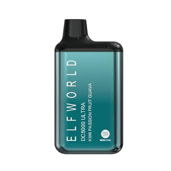 ELFWORLD DC5000 ULTRA - KIWI PASSION FRUIT GUAVA - Elf Bar Vape Shop