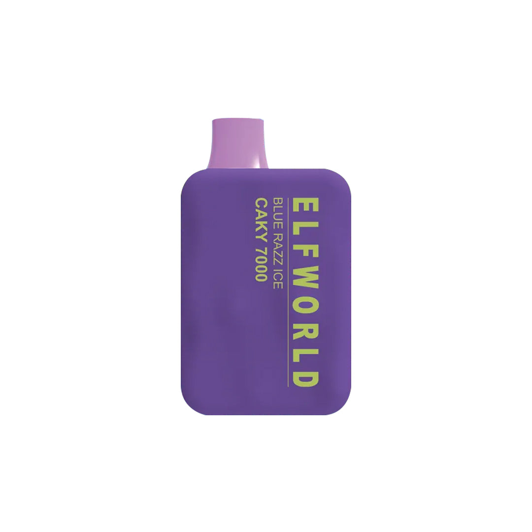 ELFWORLD Caky 7000 - Blue Razz Ice - Elf Bar Vape Shop