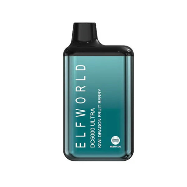 ELFWORLD DC5000 ULTRA - KIWI DRAGON FRUIT BERRY - Elf Bar Vape Shop