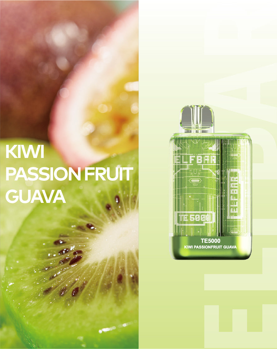 ELFBAR TE5000 - Kiwi Passion Fruit Guava - Elf Bar Vape Shop