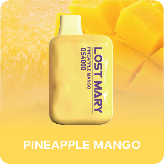 Lost Mary OS5000 - Pineapple Mango - Elf Bar Vape Shop