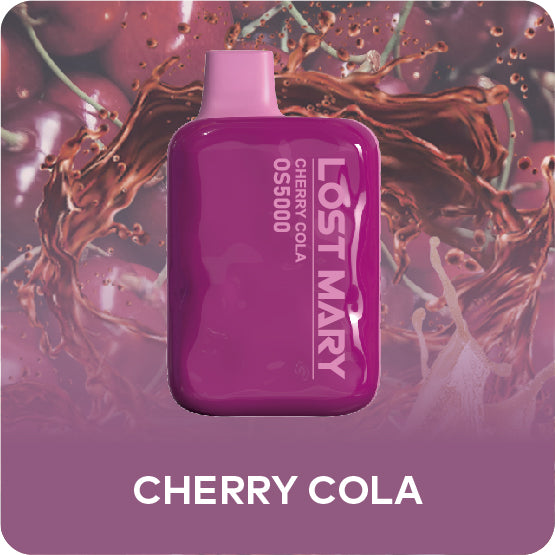 Lost Mary OS5000 - Cherry Cola - Elf Bar Vape Shop