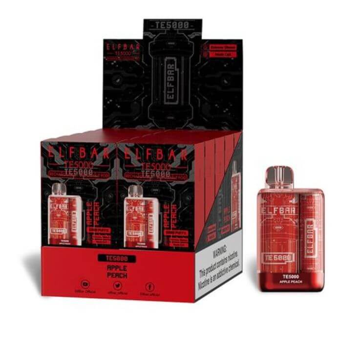 ELFBAR TE5000 - Apple Peach - Elf Bar Vape Shop