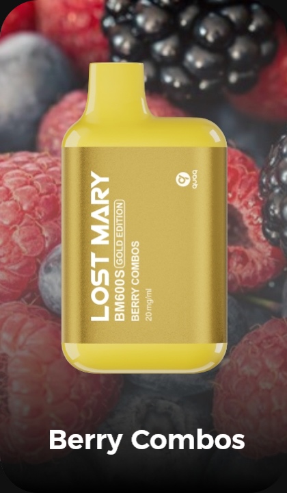 Lost Mary BM600S Gold Berry Combos - Elf Bar Vape Shop