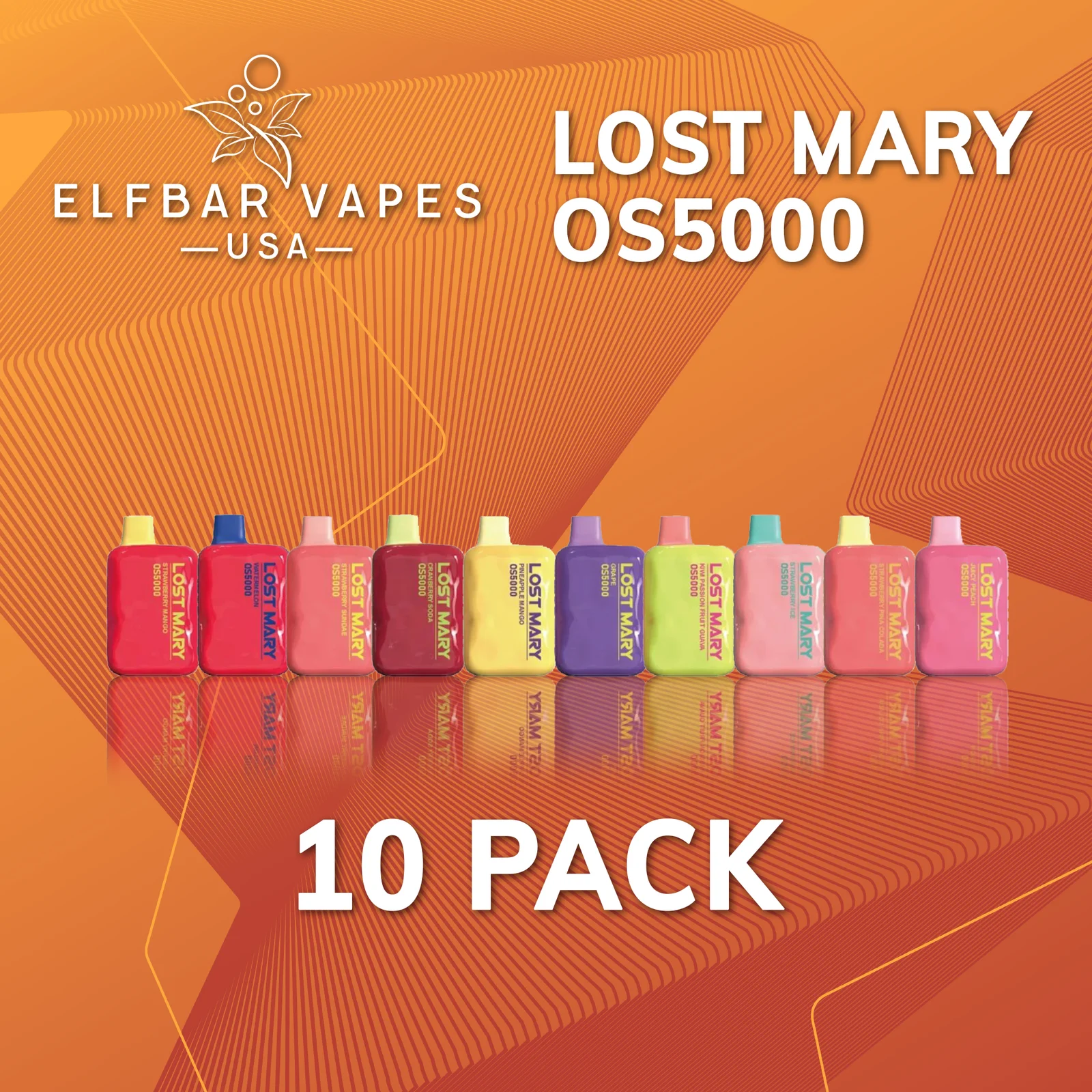 LOST MARY OS5000 10 Pack | Elf Bar Vapes USA