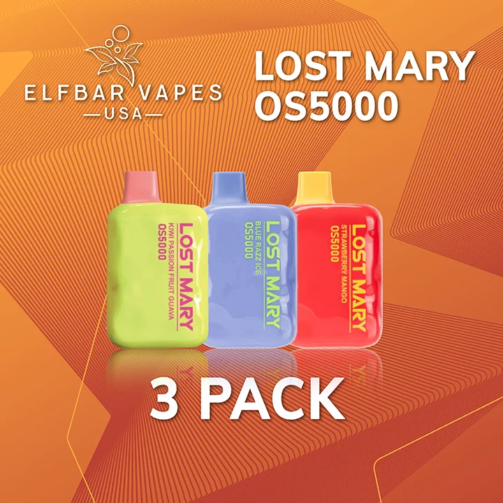 Elf Bar Lost Mary OS5000 3 Pack | Elf Bar Vapes USA