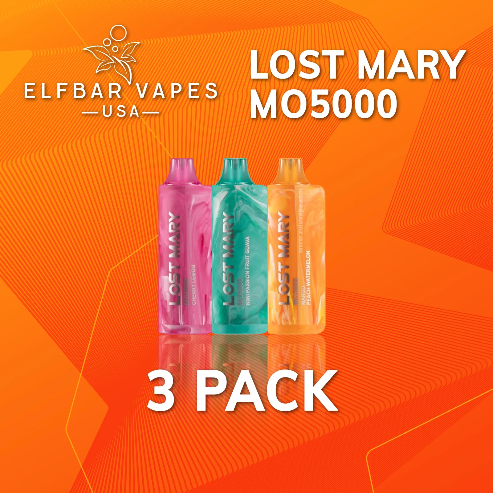 Lost Mary MO 5000 Disposable Vape   3 Pack - Elf Bar Vape Shop
