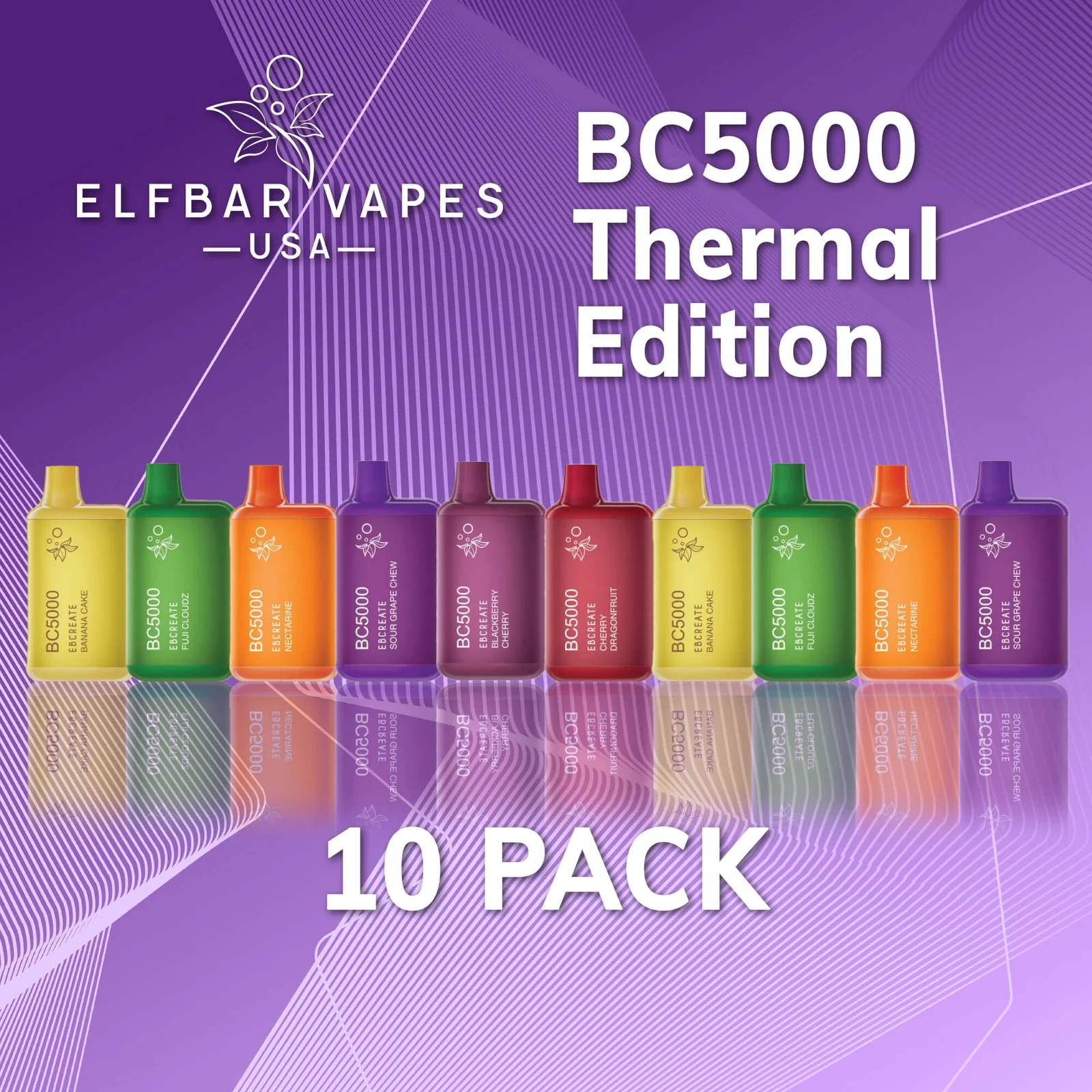BC5000 Thermal Edition Vape   10 Pack - Elf Bar Vape Shop