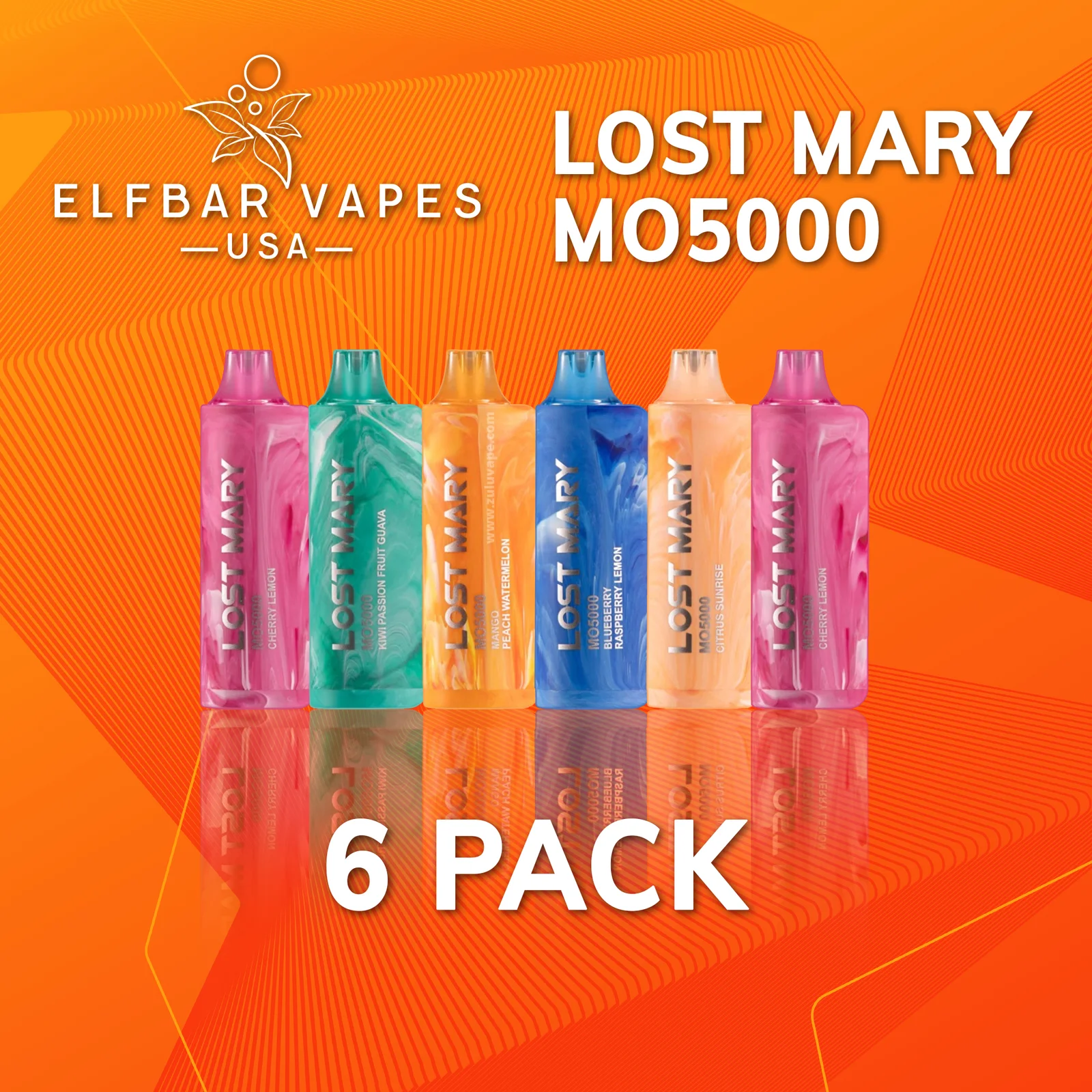 Lost Mary MO 5000 Disposable Vape   6 Pack - Elf Bar Vape Shop