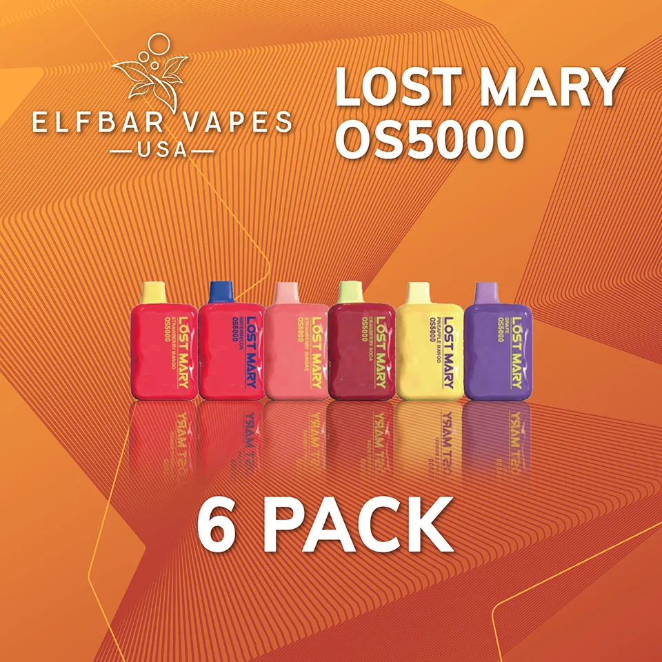 Elf Bar Lost Mary OS5000 6 Pack - Elf Bar Vape Shop