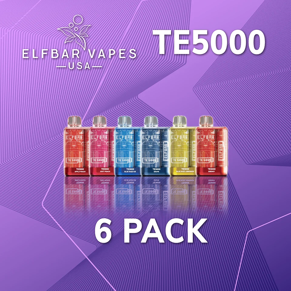Elfbar TE5000 6 Pack - Elf Bar Vape Shop
