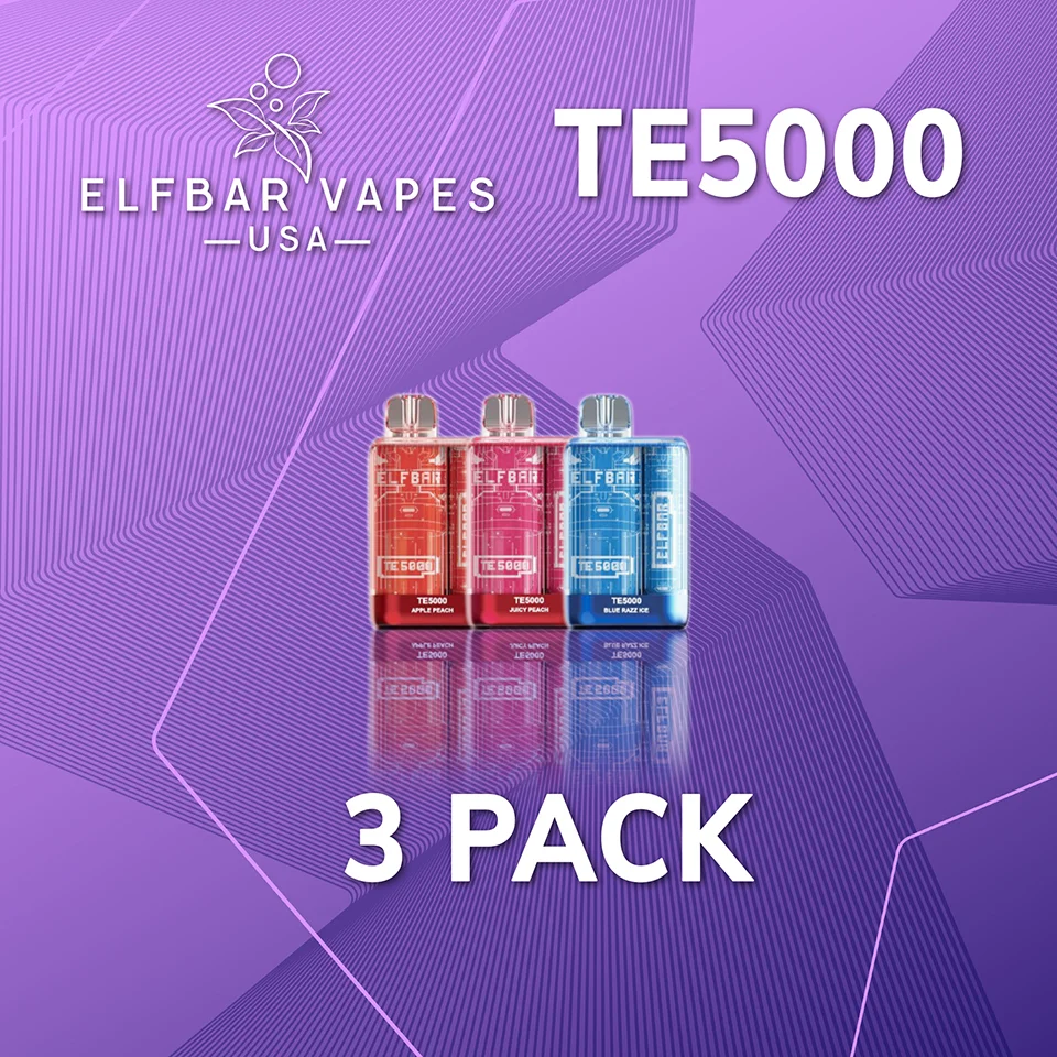 Elf Bar TE5000 3 Pack - Elf Bar Vape Shop