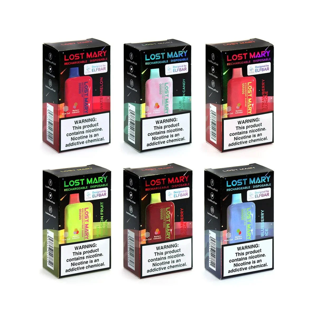 Elf Bar LOST MARY OS5000 - Elf Bar Vape Shop