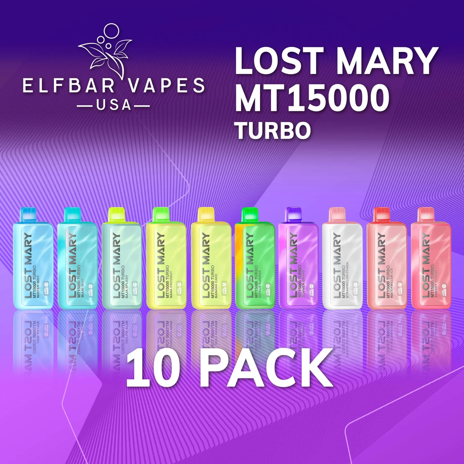 Lost Mary MT15000 Disposable Vape   10 Pack - Elf Bar Vape Shop