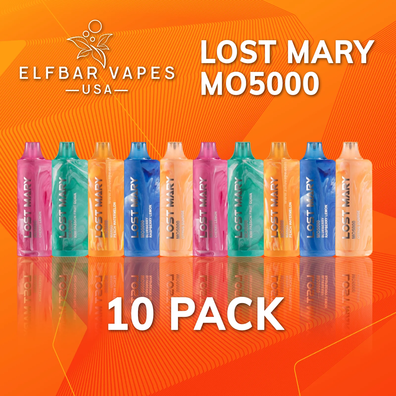 Lost Mary MO 5000 Disposable Vape   10 Pack - Elf Bar Vape Shop