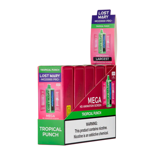 Tropical Punch Lost Mary MO20000 PRO - Elf Bar Vape Shop