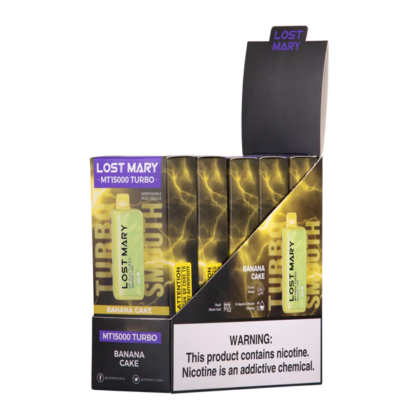 Banana Cake Lost Mary MT15000 Turbo - Elf Bar Vape Shop