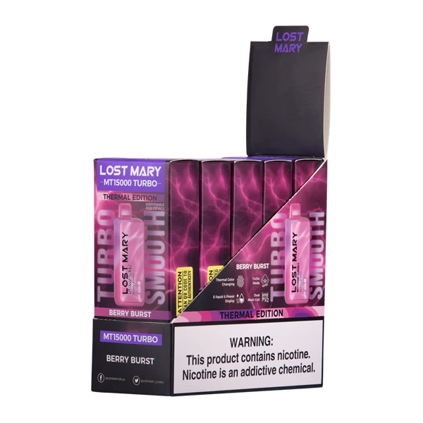 Berry Burst Lost Mary MT15000 Turbo - Elf Bar Vape Shop