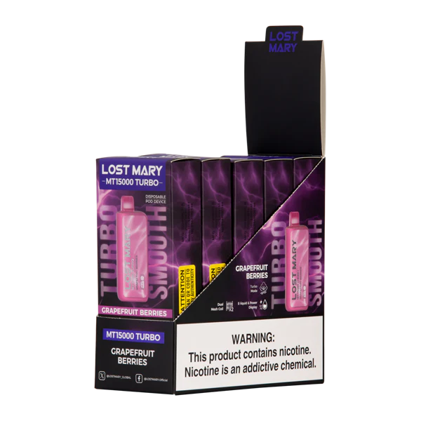 Grapefruit Berries Lost Mary MT15000 Turbo - Elf Bar Vape Shop