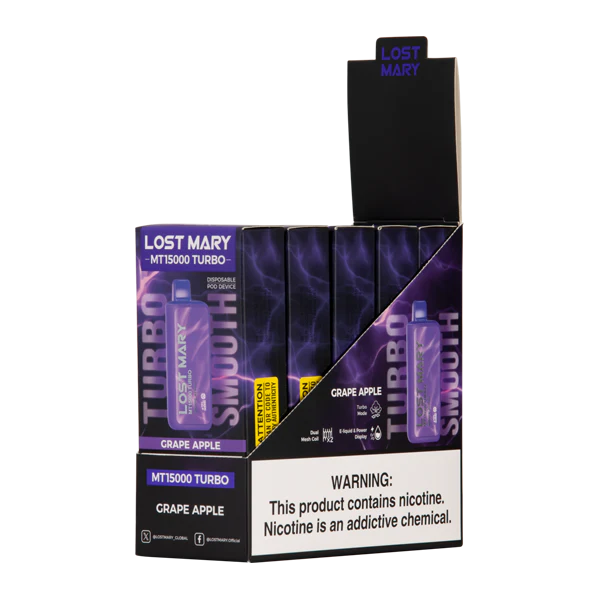 Grape Apple Lost Mary MT15000 Turbo - Elf Bar Vape Shop