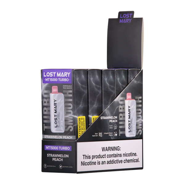 Strawmelon Peach Lost Mary MT15000 Turbo - Elf Bar Vape Shop