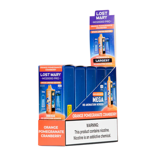 Orange Pomegranate Cranberry Lost Mary MO20000 PRO - Elf Bar Vape Shop