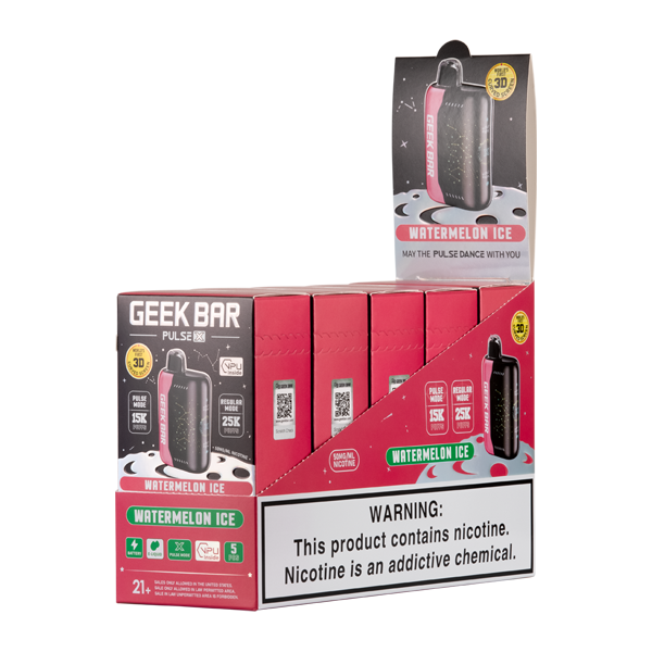 Watermelon Ice Geek Bar Pulse X 25K - Elf Bar Vape Shop