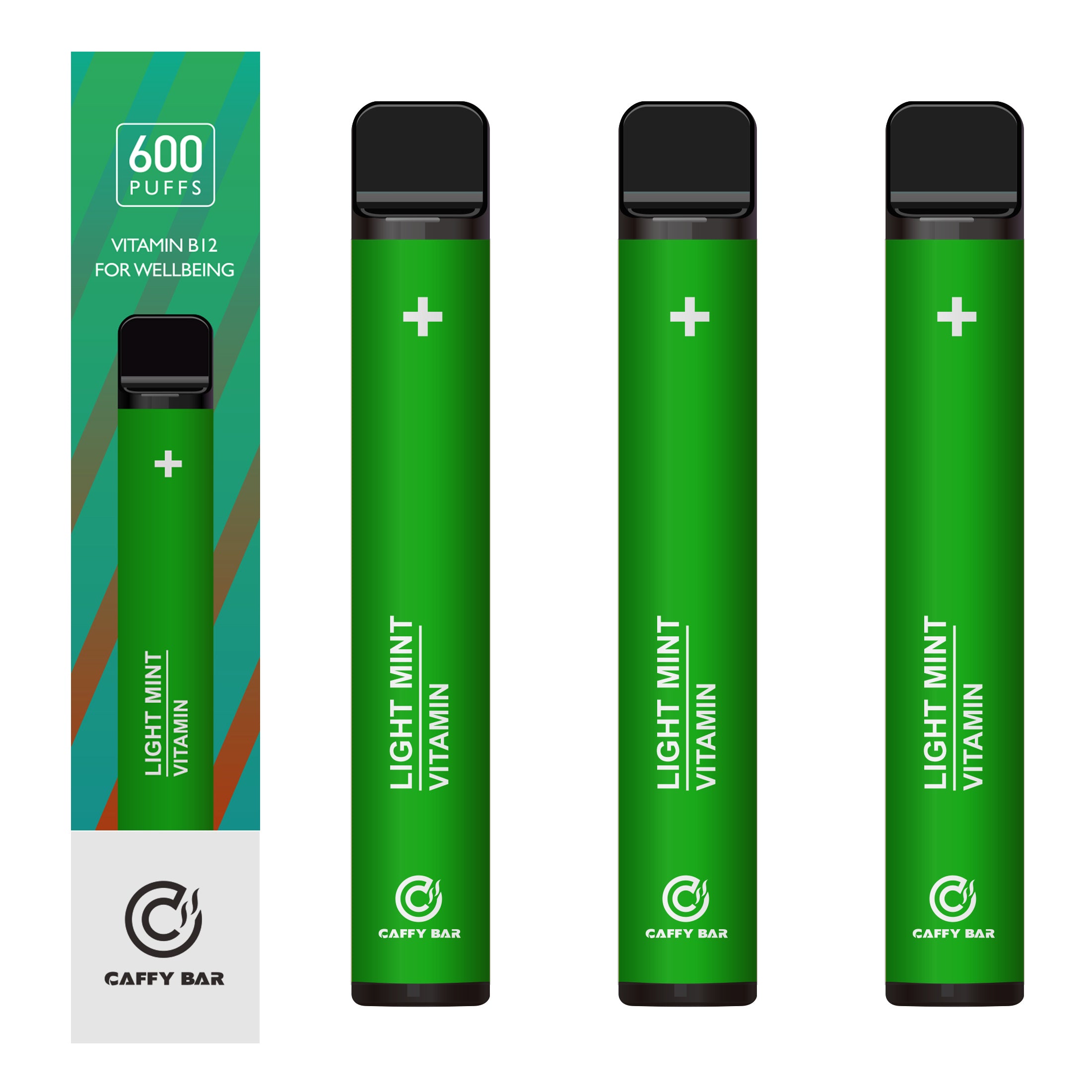 Caffy Bar Vitamin - Light Mint - CaffyBar