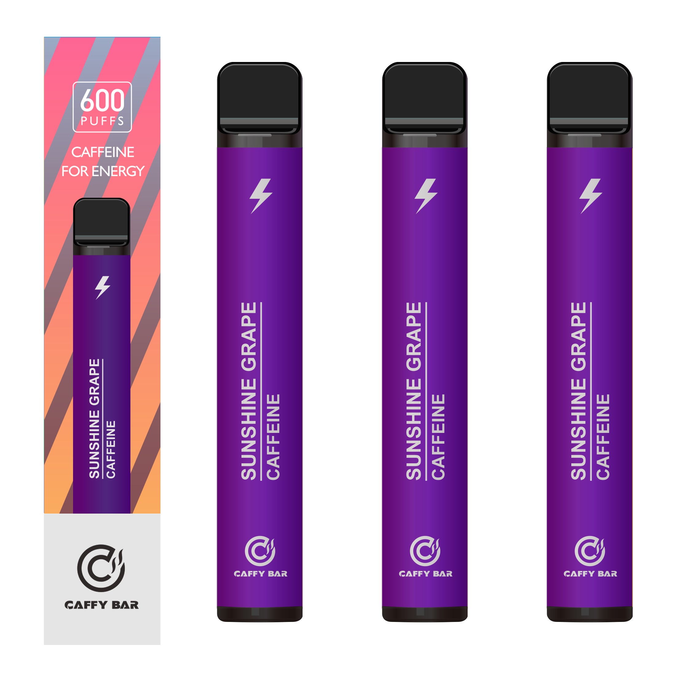 Caffy Bar Caffeine - Sunshine Grape - CaffyBar