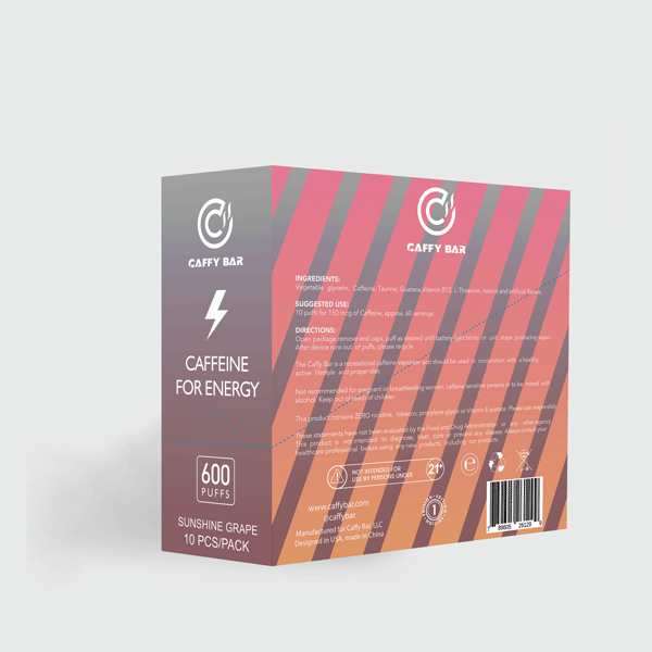 Sunshine Grape - Caffeine pen - CaffyBar