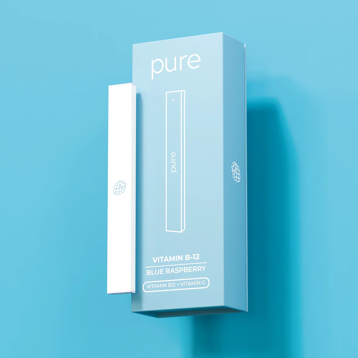 Vitamin B-12 Diffuser - Blue Raspberry - 400 Puffs