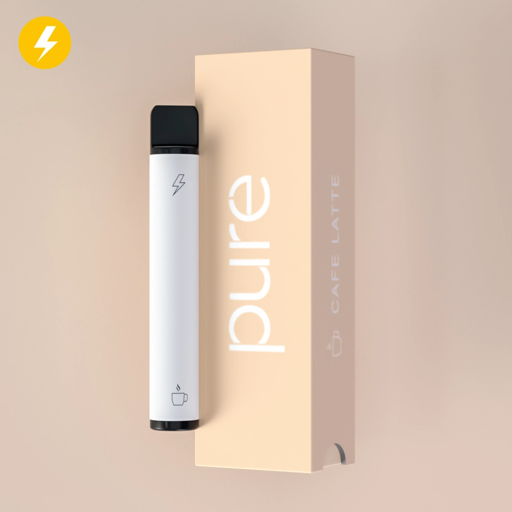 Pure Diffuser Cafe Latte with caffeine, 600 puffs